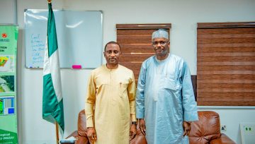 Courtesy visit by Mr. Bashir Ibrahim Ma'Aji to Dr. Ogah